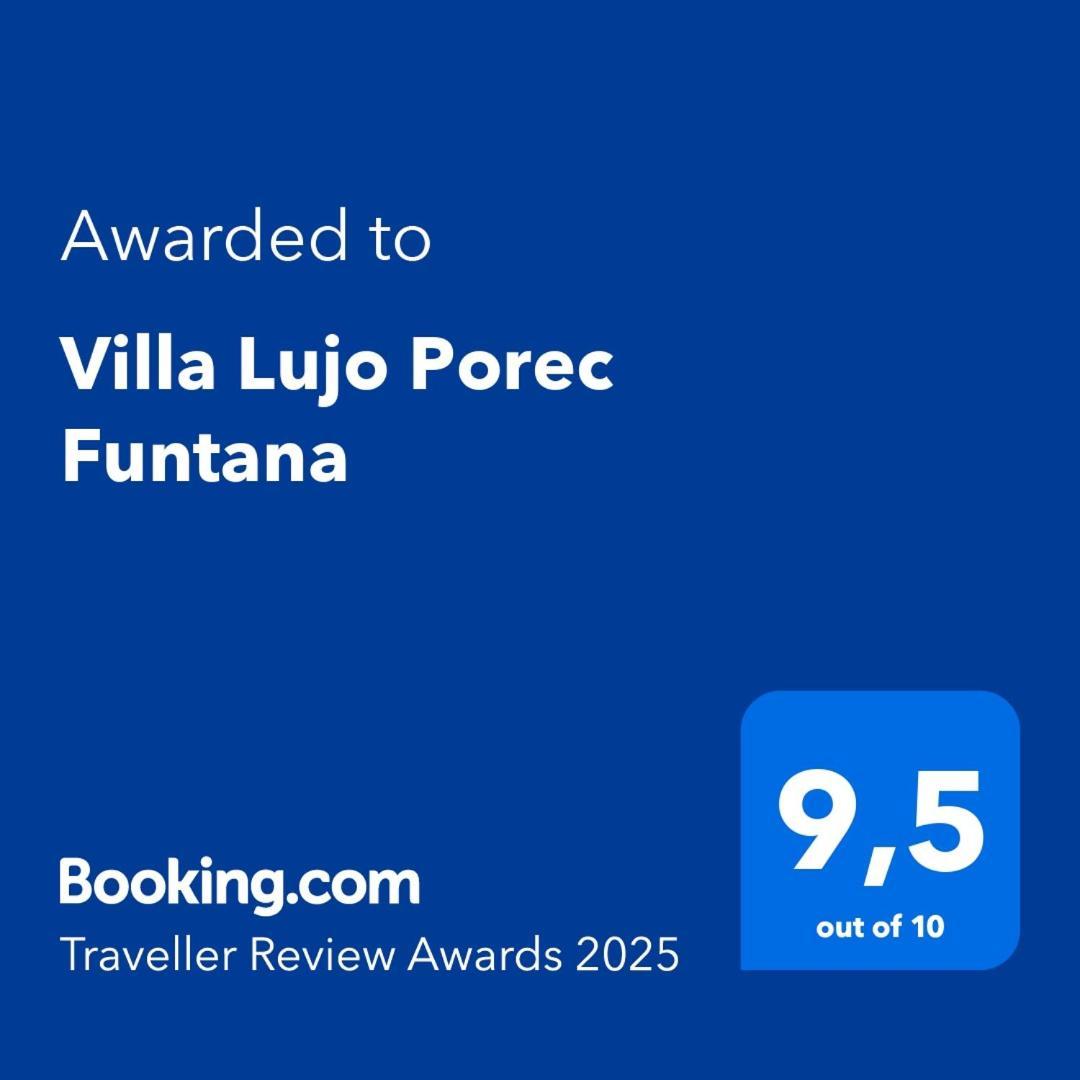 Villa Lujo Porec Funtana Kültér fotó